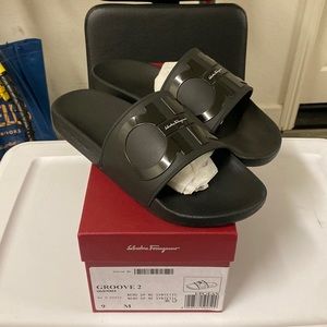 Salvatore Ferragamo rubber slippers men’s